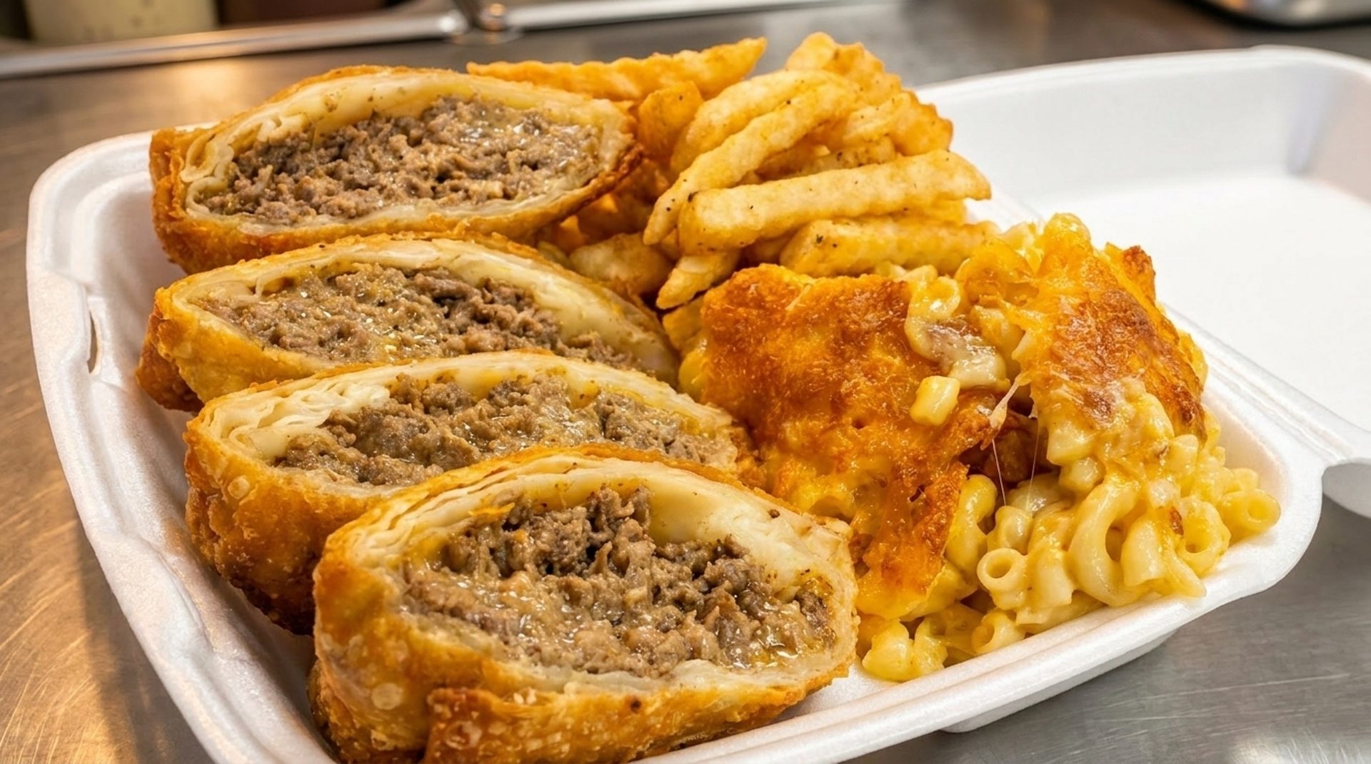 Cheesesteak Egg Rolls